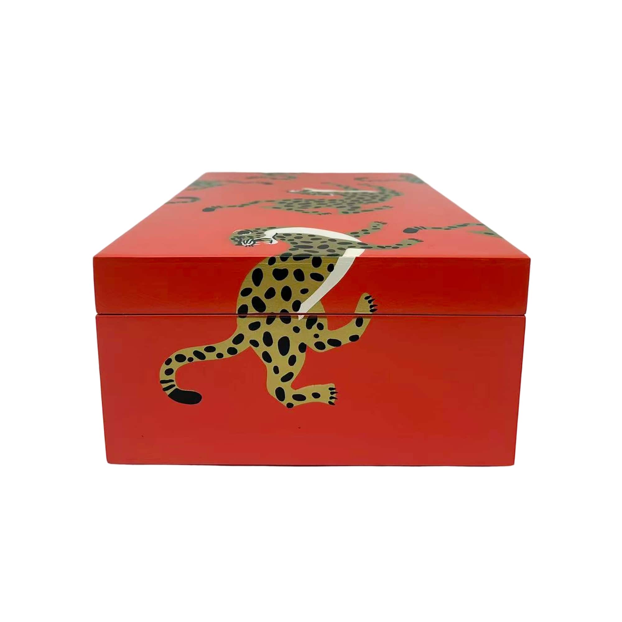 Large Jungle Cat Decorative Box by Ashland®